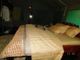 Tanzania Tented Camp Bed Picture