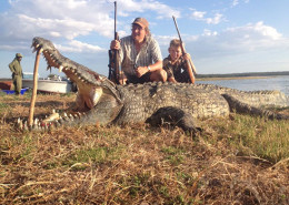 Trophy Zimbabwe crocodile