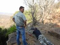 Getting ready for a long-range shot at some plains game