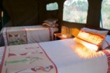 Beds in Zambezi Delta Tented Camps