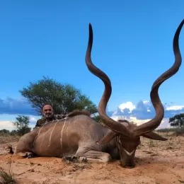 mature kudu trophy pic