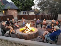 3-Star Lodge Fire Pit Area