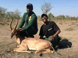 Trophy Gerenuk taken in Maasailand