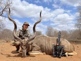 Trophy kudu taken with a bow in Limpopo