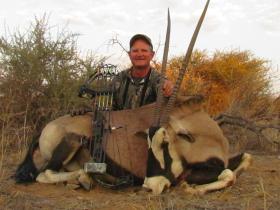 Trophy gemsbok in Namibia