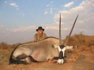 Namibia Hunting Safari Gemsbok with a bow