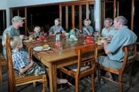 Hunters dining in Limpopo