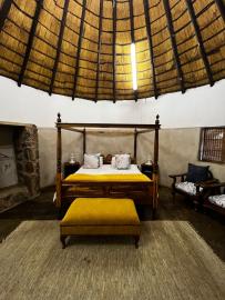 African Cape Buffalo Hunt Camp Bedroom