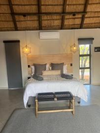 Darted Rhino Hunt Lodge Bedroom