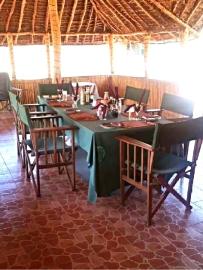 Rungwa Leopard Hunt Camp Dining Area