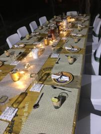 Tented Camp Dining Table