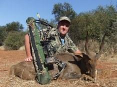 Limpopo bushbuck taken with a bow