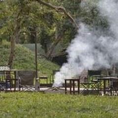 Fireplace and gathering spot