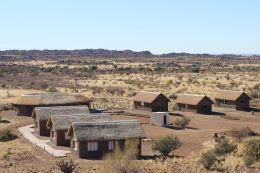 Aireal view of Namibia hunting camp