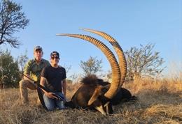 Beatiful sable trophy