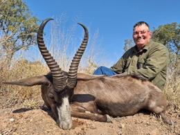 Rare Black Springbok Hunting
