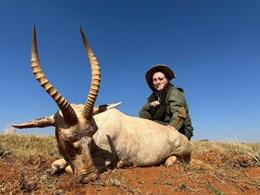 White Blesbok Hunt in South Africa