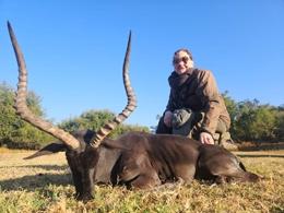 Rare Black Impala Hunting in Africa