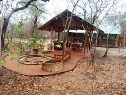 Small Antelope Camp Firepit in Mozambique