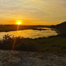 Sunset view from Kwazulu Natal lodge