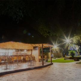 Bar and Dining Area Botswana Hunt Lodge