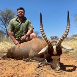 hunt trophy blesbuck in South Africa's Northern Cape