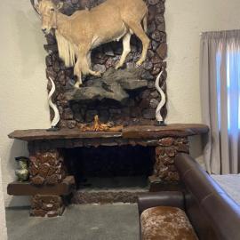 Northern Cape Hunting Lodge Fireplace