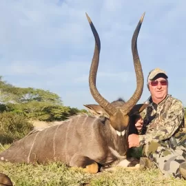 free range nyala trophy photo