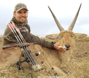 Free Range Common Reedbuck Bowhunt trophy