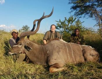 An East African Kudu Trophy