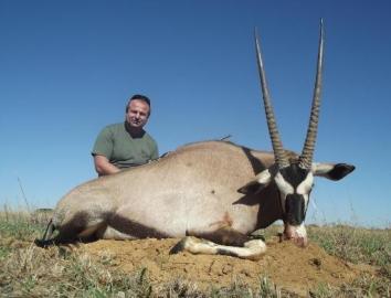 South Africa Plains Game Hunting Safari Honet Badger Trophy