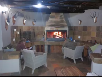 inside kudu hunt lodge in kwazulu-natal