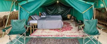 View of Maasailand Plains Game Tented camp tents