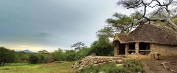 Maasailand plains game hunt lodge exterior