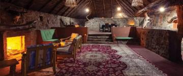 Maasailand camp interior