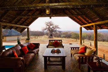 Sitting area in the lodge