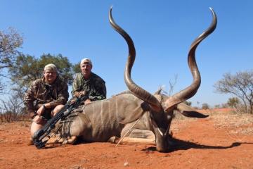 Plains game hunt in South Africa