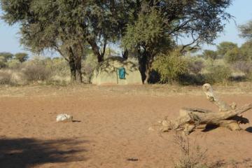 Namibia bow hunting ground blind