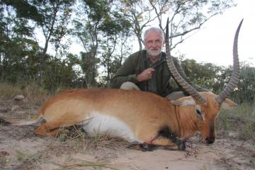 Very Nice Kafue lechwe trophy