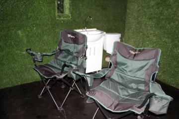 Bow Hunting Blind interior