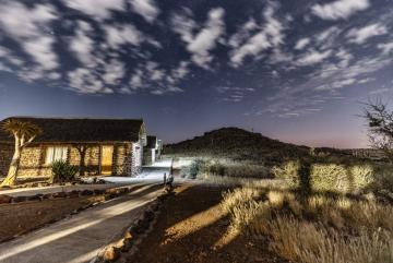 Southern Namibia camp at night