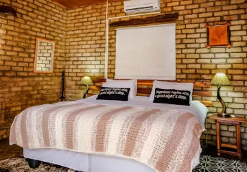 bedroom at namibian hunt lodge