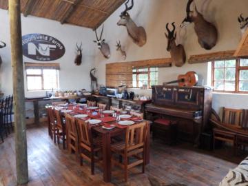 guests dining at Eastern Cape lodge