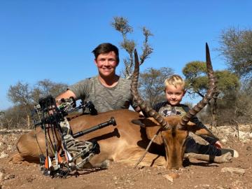 Impala taken with a bow