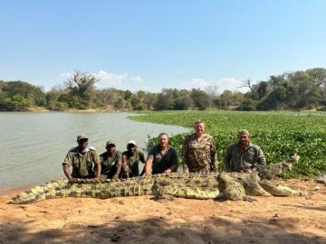 Giant Croc Group Photo