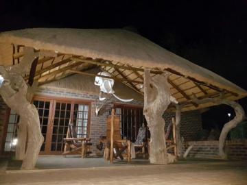 lion hunting lodge bedroom