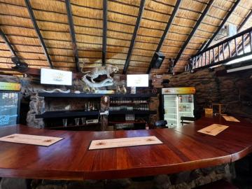 Kudu hunt lodge bar area in Limpopo
