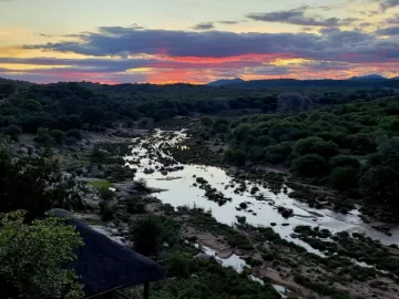 Sand River View from the lodge