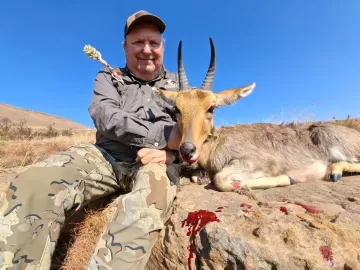 hunt mountain reedbuck free range