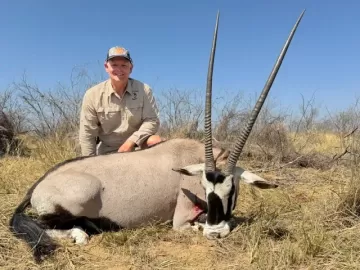 gemsbok trophy in Namibia